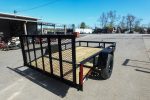 6′ 4″ x 10 Utility Trailer Dovetail Powder Coated With Gate 3,500lb Axle - Image 7