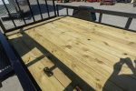 6′ 4″ x 10 Utility Trailer Dovetail Powder Coated With Gate 3,500lb Axle - Image 11