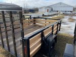 7×10 Heavy-Duty Utility Trailer – Single Axle with Wood Floor & LED Lights - Image 3