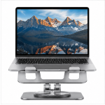 Adjustable Laptop Stand, 360° Rotating & Foldable Notebook Holder for 9.7–17.3 Inch Laptops - Image 2
