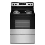 Amana 30-Inch 4.8 Cu. Ft. Freestanding Electric Range, Stainless Steel - Prioka
