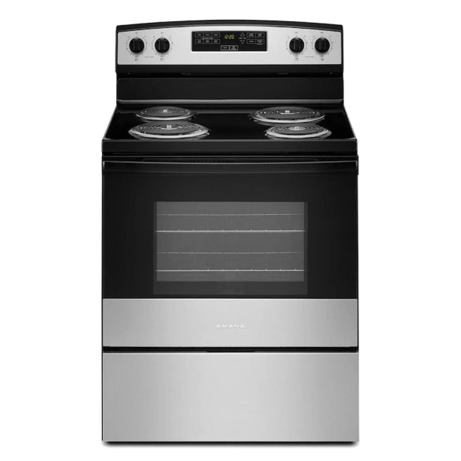 amana-30-inch-48-cu-ft-freestanding-electric-range-stainless-steel-1598278 Amana 30-Inch 4.8 Cu. Ft. Freestanding Electric Range, Stainless Steel - Prioka