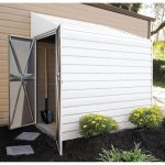Arrow Yardsaver 4 x 7 ft. Galvanized Steel Lean-To Outdoor Storage Shed, Eggshell - Image 5