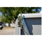 Arrow Yardsaver 4 x 7 ft. Galvanized Steel Lean-To Outdoor Storage Shed, Eggshell - Image 4