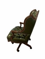 Arthur Leather Tufted Executive Chair - Image 4
