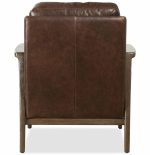 Ashland Leather Chair In Brown - Image 4