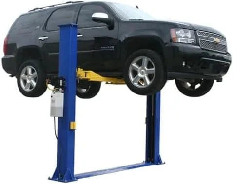 ATLAS Automotive Equipment 9KBPX 2-Post Lift/Hoist, Baseplate Style, 9’6″ Minimum Ceiling Height, 9,000lb Capacity, Symmetric Arms, Dual Hydraulic Chain Drives Cylinders, for Low Ceiling Home Use - Prioka