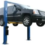 ATLAS Automotive Equipment 9OHSC-SS 2-Post Vehicle Overhead Lift, 11’9” Minimum Ceiling Height, 9,000lb Capacity, Clear Floor, 11’10” Height, 3-Stages Front and 2-Stage Rear Arms, for DIY/Hobbyists - Prioka