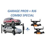 Atlas Pro9000 4 Post Lifts with RJ6 Rolling Jacks - Prioka