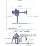 Backyard Discovery Canyon Creek Wooden Swing Set with Slide and Rock Wall - Image 6