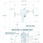 Backyard Discovery Skyfort II Wooden Swing Set with Wave Slide - Image 5