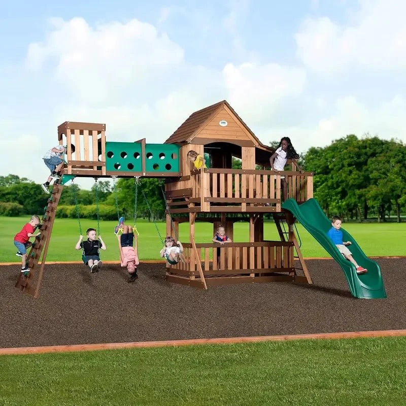 backyard-discovery-woodridge-elite-cedar-swing-setplayset-7191603 Backyard Discovery Woodridge Elite Cedar Swing Set/Playset - Image 1