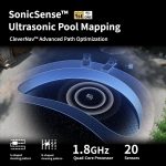 Beatbot Aquasense Pro Cordless Pool Cleaner Robot – Clarifies Water, Cleans Surface, Floor, Walls and Waterline, Intelligent Path Optimization, Surface Parking – Dark Blue - Image 3