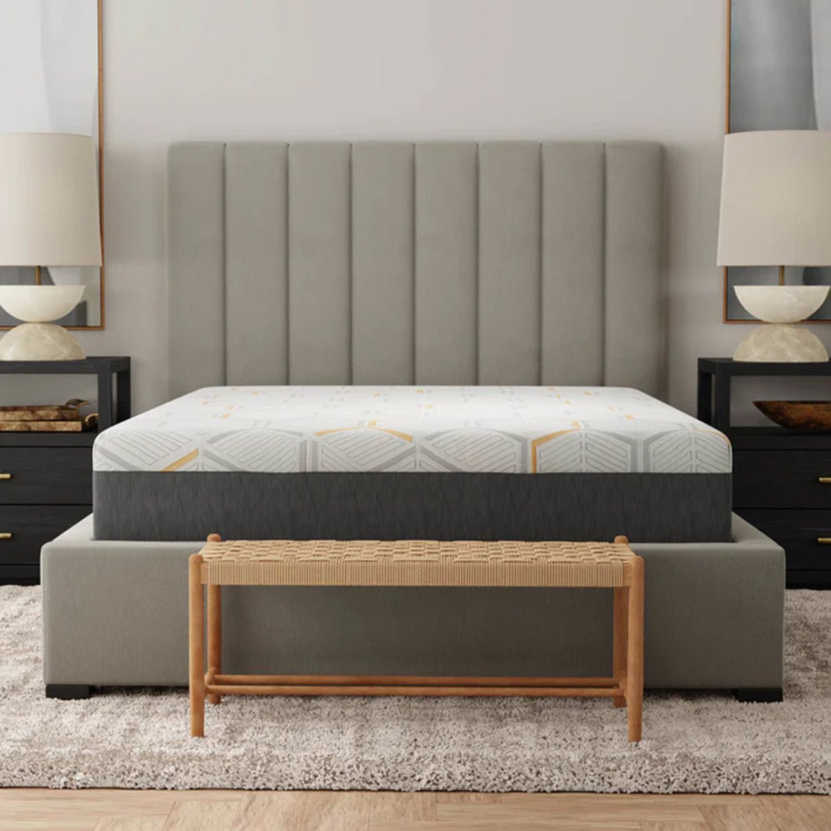 bedplanet-12-copper-gel-infused-medium-firm-memory-foam-mattress-1694762 Bedplanet 12" Copper Gel Infused Medium Firm Memory Foam Mattress - Image 1