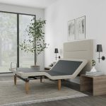Bedplanet Taylor Adjustable Base with Headboard - Zero-Clearance & Wireless Remote
