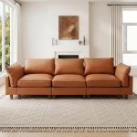 Bergenfield Furniture Modular Sectional Couch Oversized Cloud Couch 3 Seat L Shaped Sofa - Image 2