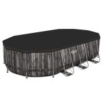 Bestway Power Steel 20′ x 12′ x 48″ Oval Above Ground Outdoor Swimming Pool Set - Image 4