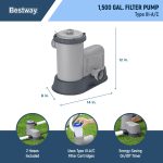 Bestway Power Steel Swim Vista 16' x 48" Round Above Ground Swimming Pool Set - Image 4