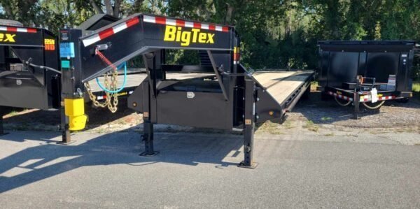 Big Tex 25GN 40′ Heavy-Duty Gooseneck Trailer – Tandem Dual Axle, Black Steel Deck - Prioka