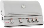 Blaze 32 Inch 4-Burner LTE Gas Grills with Rear Burner and Built-in Lighting System - Image 4