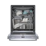 Bosch 800 Series 24 in. Top Control Smart Dishwashers with 42 dBa Sound Level, 3rd-Rack, CrystalDry & Pockets – Stainless Steel - Image 3