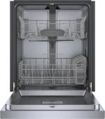 Bosch SHE41CM5N 300 Series 24″ Dishwashers 48 db – Recessed Handle, Stainless Steels - Image 5