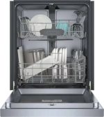 Bosch SHE41CM5N 300 Series 24″ Dishwashers 48 db – Recessed Handle, Stainless Steels - Image 4