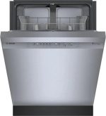 Bosch SHE41CM5N 300 Series 24″ Dishwashers 48 db – Recessed Handle, Stainless Steels - Image 3