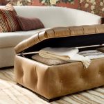 Bradley Leather Storage Ottoman - Image 2