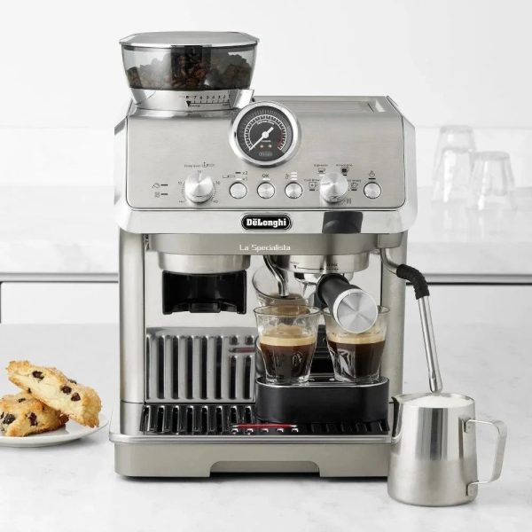 Breville Barista Express Espresso Machines BES870XL, Brushed Stainless Steel - Prioka