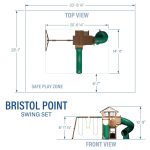 Bristol Point Swing Set Shipping Assembly Included - Image 6