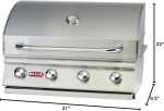 Bull Outlaw 30 inch 4 Burner Built in Natural Gas Grill - Image 3