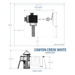 Canyon Creek Swing Set – White - Image 2