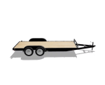 Carry-On Trailer 7-ft x 16-ft Treated Lumber Utility Trailer - Image 2