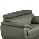 Carter Leather Seating Set – Gray - Image 4