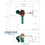 Cedar Cove Swing Set - Image 2