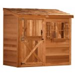 Cedarshed Bayside 8×4 Lean-To Western Red Cedar Storage Shed Kit - Prioka