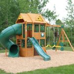 Charleston Lodge Wooden Swing Set / Playset - Prioka