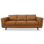 Chase Top-Grain Leather Sofa, 90 Inches MCM - Image 8