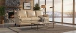 Chex Leather Sofa - Image 5