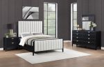 Coaster Fine Furniture Brookmead Modern Bedroom Furniture Set – Wire-Brushed Finish with Fluted Texturing, Golden Demi-Lune Handles, and English Dovetail Craftsmanship - Image 12