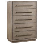 Coaster Fine Furniture Durango Bedroom Set – Grid-Tufted Velvet Headboard & Gold Hardware - Image 14