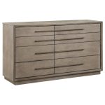 Coaster Fine Furniture Durango Bedroom Set – Grid-Tufted Velvet Headboard & Gold Hardware - Image 15
