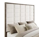 Coaster Fine Furniture Durango Bedroom Set – Grid-Tufted Velvet Headboard & Gold Hardware - Image 17