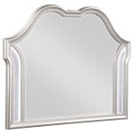 Coaster Fine Furniture Evangeline Bedroom Set – Glam Silver Oak Finish, Double Arch Tufted Headboard, USB Nightstand & Felt-Lined Drawers - Image 5