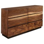 Coaster Fine Furniture Winslow Bedroom Set – Smokey Walnut Platform Bed with Storage - Image 6