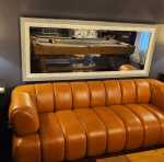 Cognac Top-Grain Leather Sofa - Image 2