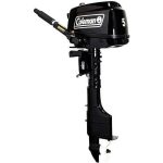 Coleman Powersports 5 HP 4 Stroke Outboards Boat Motors with Easy Pull Start F5BMS - Prioka