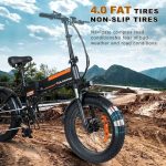 Colorway Orange 750W Fat Tire Electric Bike - Image 3