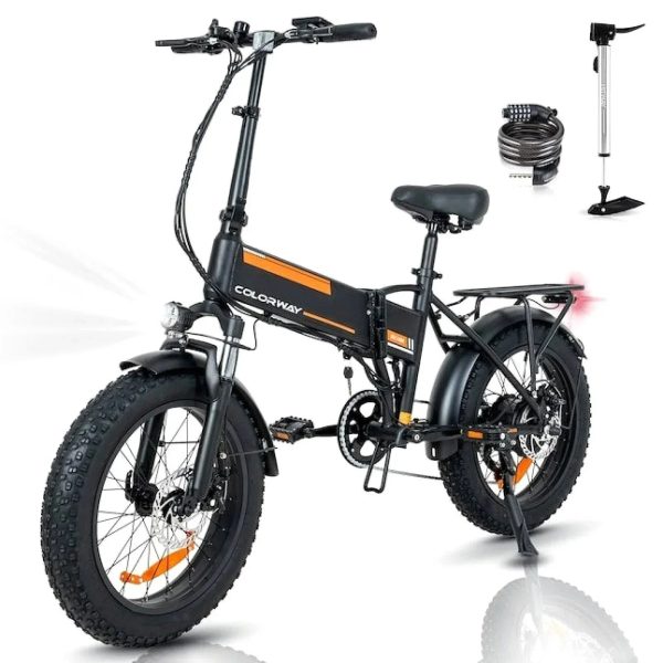 Colorway Orange 750W Fat Tire Electric Bike - Prioka
